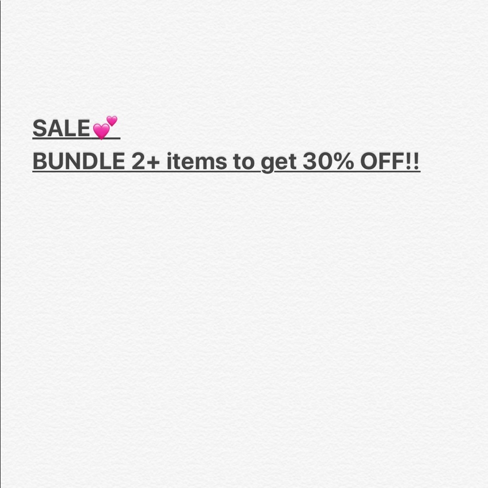 Bundle your Items to get the discount